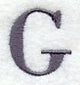 Bodoni Letter G (3 Inch)