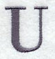 Bodoni Letter U (3 Inch)