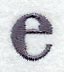Bodoni Lower Case Letter e (3 Inch)