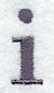 Bodoni Lower Case Letter i (3 Inch)