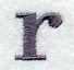 Bodoni Lower Case Letter r (3 Inch)