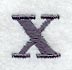 Bodoni Lower Case Letter x (3 Inch)