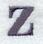 Bodoni Lower Case Letter z (3 Inch)