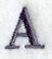 Bodoni Letter A (3 Inch)