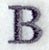 Bodoni Letter B (3 Inch)