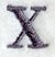 Bodoni Letter X (3 Inch)