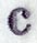 Bodoni Lower Case Letter c (3 Inch)