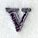 Bodoni Lower Case Letter v (3 Inch)