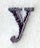 Bodoni Lower Case Letter y (3 Inch)