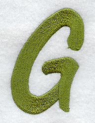 Book Script Letter G (3 Inch)