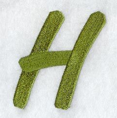 Book Script Letter H (3 Inch)