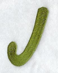 Book Script Letter J (3 Inch)