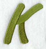 Book Script Letter K (3 Inch)