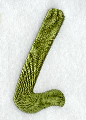 Book Script Letter L (3 Inch)