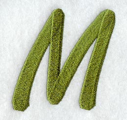 Book Script Letter M (3 Inch)