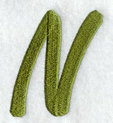 Book Script Letter N (3 Inch)