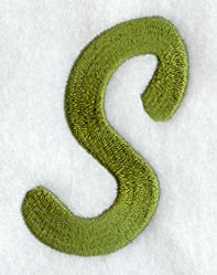 Book Script Letter S (3 Inch)