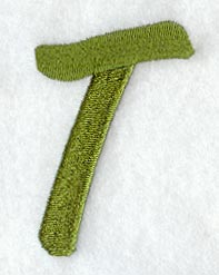 Book Script Letter T (3 Inch)