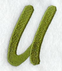 Book Script Letter U (3 Inch)
