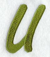 Book Script Letter U (3 Inch) – Embroidery Library