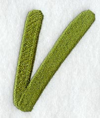 Book Script Letter V (3 Inch)