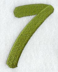 Book Script Number 7 (3 Inch)