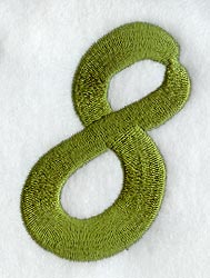 Book Script Number 8 (3 Inch)