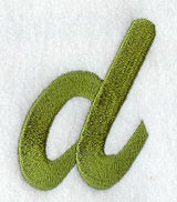Book Script Lower Case Letter d (3 Inch)
