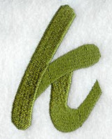 Book Script Lower Case Letter k (3 Inch)