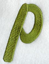 Book Script Lower Case Letter p (3 Inch)