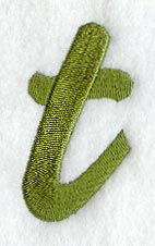 Book Script Lower Case Letter t (3 Inch)