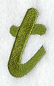 Book Script Lower Case Letter t (3 Inch)