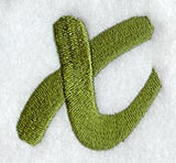 Book Script Lower Case Letter x (3 Inch)
