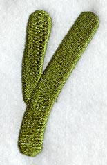 Book Script Lower Case Letter y (3 Inch)