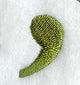 Book Script Comma (3 Inch)