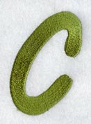 Book Script Letter C (3 Inch)