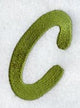 Book Script Letter C (3 Inch)