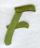 Book Script Letter F (3 Inch)
