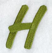 Book Script Letter H (3 Inch)