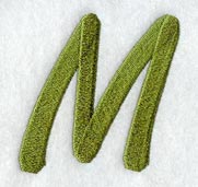 Book Script Letter M (3 Inch)