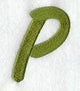 Book Script Letter P (3 Inch)