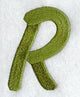 Book Script Letter R (3 Inch)