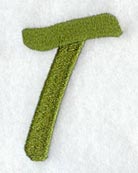 Book Script Letter T (3 Inch)