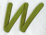 Book Script Letter W (3 Inch)