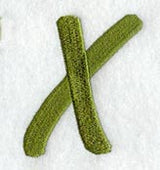 Book Script Letter X (3 Inch)