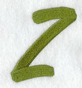 Book Script Letter Z (3 Inch)