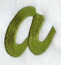 Book Script Lower Case Letter a (3 Inch)