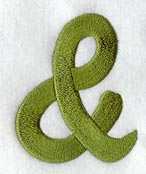 Book Script Ampersand (3 Inch)