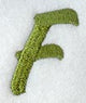 Book Script Letter F (3 Inch)