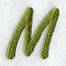 Book Script Letter M (3 Inch)